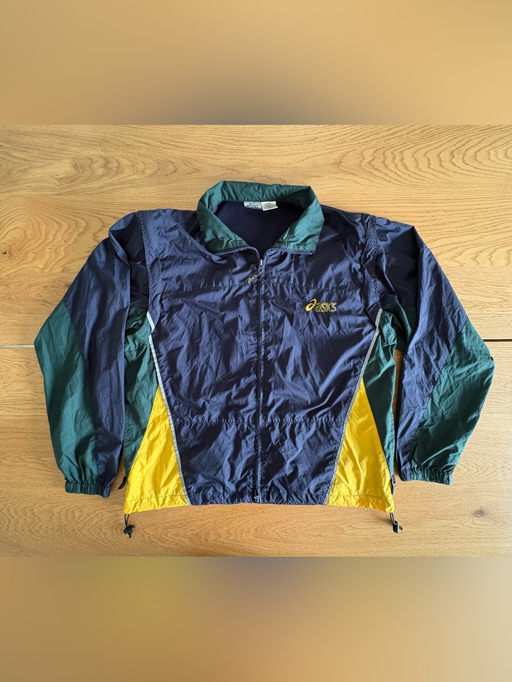 Vintage Asics Convertible Color Block Windbreaker Jacket Men's L Mesh Vest